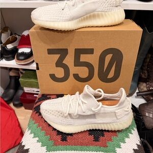 Adidas Yeezy Boost 350 V2 in Cream and White